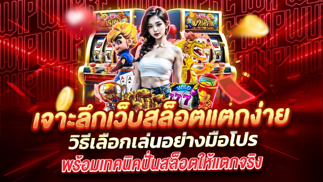 บทความ เจาะลึกเว็บสล็อตแตกง่าย 2025 วิธีเลือกเล่นอย่างมือโปร พร้อมเทคนิคปั่นสล็อตให้แตกจริง